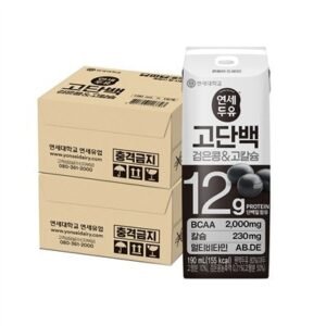 연세두유 고단백 검은콩&고칼슘, 190ml, 32개