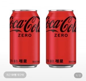 코카콜라 제로 350ml캔 24개입