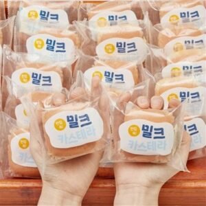 촉촉한 한입 밀크카스테라 우유케이크 대용량 개별포장, 1kg, 28개, 1팩
