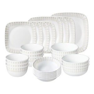 코렐 글램그린 사각 6인 식기 홈세트 26p (혼합색상 × 6종 × 1세트) 1세트당 148,820원
