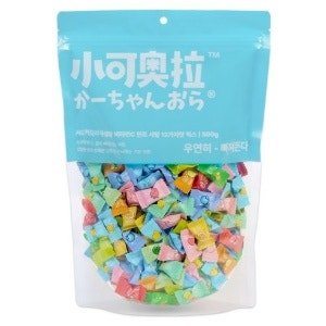 샤오커오라 무설탕 비타민C 민트 박하 12가지맛 믹스 미니 과일 사탕 캔디 중형, 500g (500g × 1개)