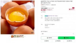 난각번호 1번 무항생제 유정란 20구