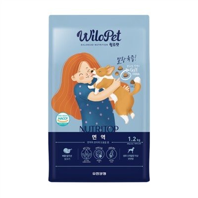 윌로펫 말랑육즙 강아지 소프트사료, 면역/항산화, 1.2kg, 1개
