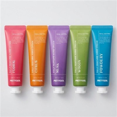 프리티스킨 데일리 퍼퓸 핸드크림 5종, 50ml, 5개
