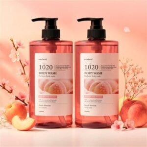 메르헨트 퍼퓸 대용량 바디워시, 피치블라썸, 1L, 2개