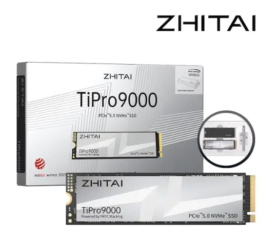 YMTC ZHITAI TiPro9000 M.2 NVMe SSD 2TB (나사킷, 방열판포함)