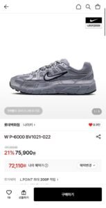 나이키 W P-6000