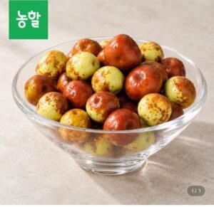 부여 햇 사과대추 생과 1kg 중특대 혼합과