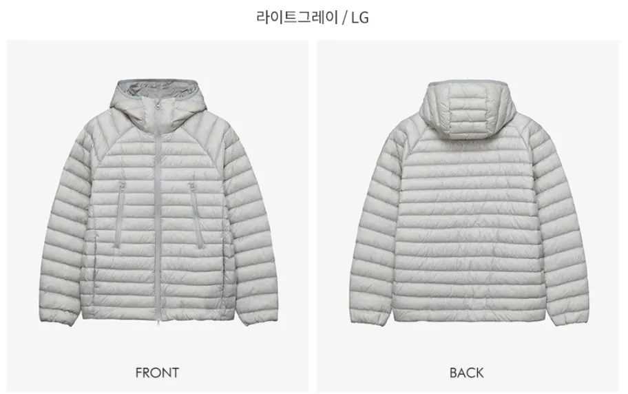 마인드브릿지 라이트 후드 경량 다운 점퍼