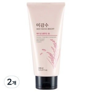 더페이스샵 미감수 브라이트 클렌징폼, 300ml (300ml × 2개)
