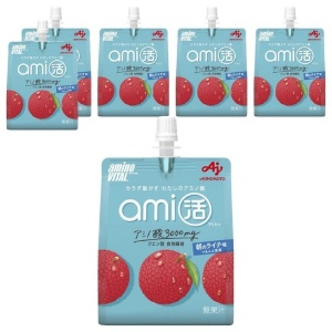 아미노바이탈 아미카츠 아침의 리치 맛 (180g × 6개)