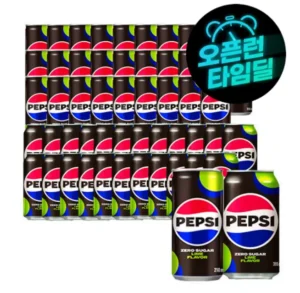 펩시콜라 제로라임 210mlx30캔+펩시제로라임 355ml 24캔