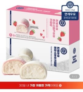 연세우유 아이스 크림떡/딸기우유크림떡 6개입+6개입