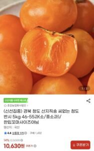 청도반시 5kg 46-55과