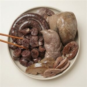 맛팜 옛고을 찰순대, 400g, 1개 + 푸짐한 내장 모둠, 500g, 1개