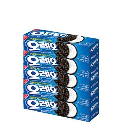 오레오 화이트 크림, 100g, 5개