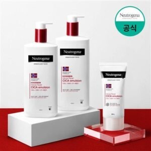 [+88mL] 뉴트로지나 고보습 바디로션 시카에멀젼 보습제 향료무첨가, 450ml, 2개