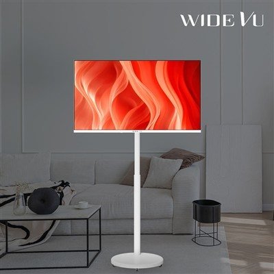 와이드무빙뷰 화이트에디션 삼탠바이미V3 셋트 QLED 81cm(32인치) FHD 스마트 이동식 TV 유압식 높이조절...