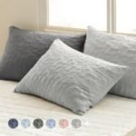 더자리 항균 마이크로 누빔 베개커버 (밀키그레이 × 40 x 60 cm × 2개)