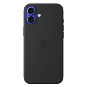 Apple 정품 아이폰 맥세이프 실리콘 케이스 (아이폰 16 Plus × 블랙)