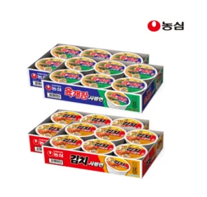 육사김사세트 (육개장사발면 X 12입 + 김치사발면 X 12입)_네멤