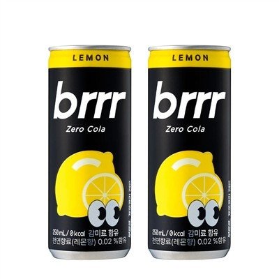 부르르 제로콜라 레몬, 250ml, 60개