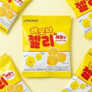 레모나 레몬맛 젤리, 43g, 20개