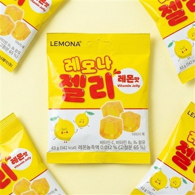 레모나 레몬맛 젤리, 43g, 20개