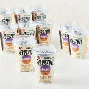 서울우유 강릉커피 듀얼브루 바닐라 라떼, 250ml (10개)