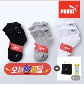 푸마 발목10족 이중쿠션 페이크삭스 4족 외 다양