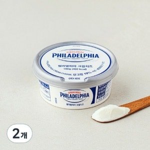 필라델피아 크림치즈 (190g × 1개입 × 2개)