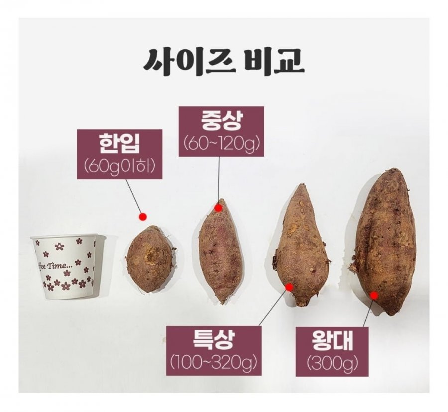 해남 호풍미 호박고구마 특상 3kg