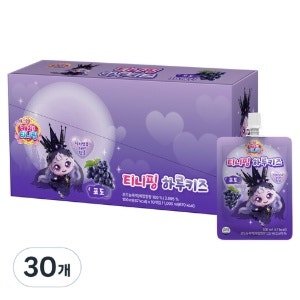캐치티니핑 하루키즈 포도맛, 100ml (100ml x 30개)