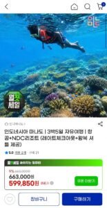 마나도 3박5일 자유여행
