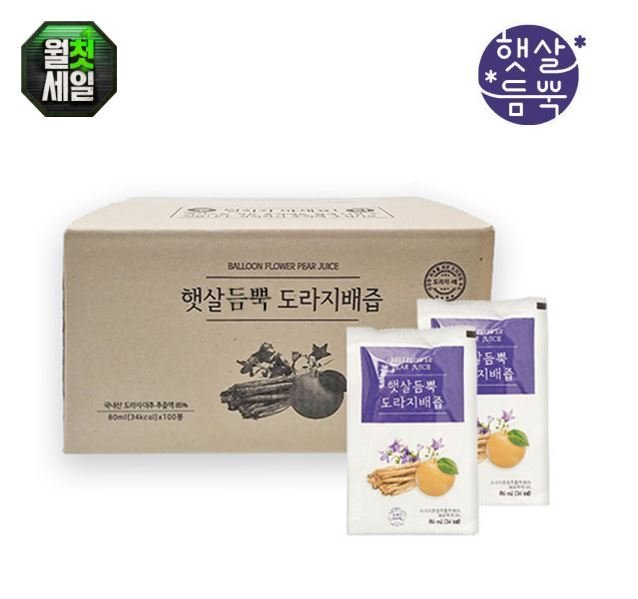 햇살듬뿍 도라지배즙 100포