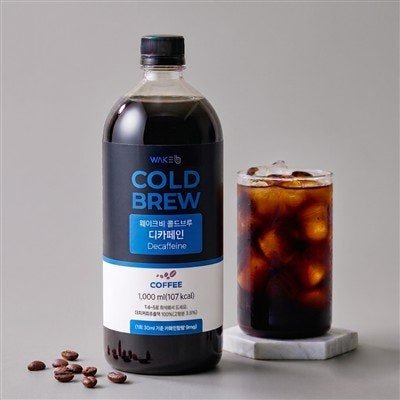 웨이크비 디카페인 콜드브루, 1l, 1개