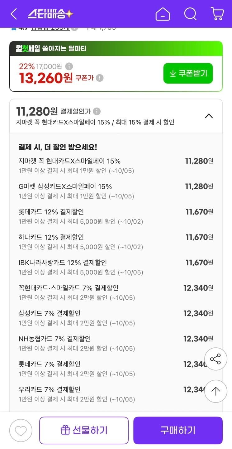 크라운 쿠크다스 쵸코케이크 202g 3개