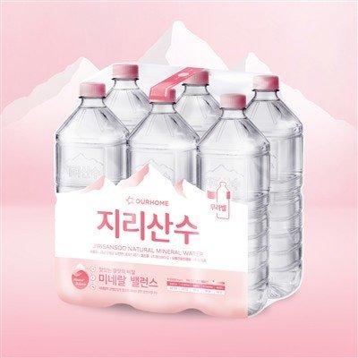 지리산수 생수, 라벨랜덤, 2l, 18개