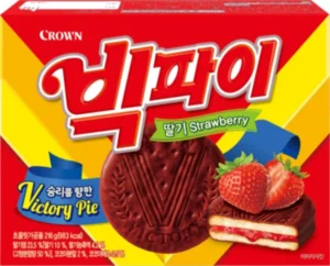 크라운 빅파이 딸기, 216g, 5개
