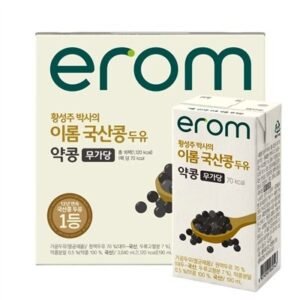 이롬 국내산 약콩 무가당 두유, 190ml, 16개