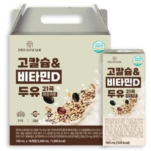 파이토메이드 고칼슘&비타민D 두유 21곡 미숫가루, 190ml, 16개