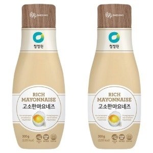 청정원 고소한 마요네즈, 300g (2개)