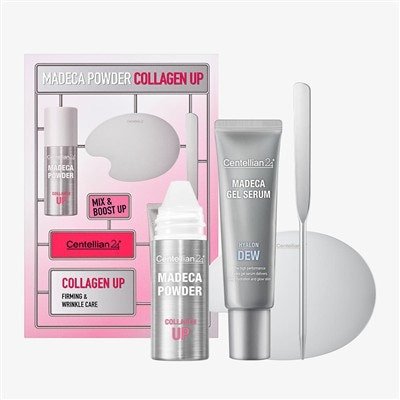동국제약 센텔리안24 마데카 분말 콜라겐업 6g+겔세럼 히알론듀 15ml+믹싱팔레트+스파츌라 기획세트