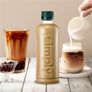 빙그레 아카페라 심플리 디카페인 로어슈거 라떼, 400ml, 20개