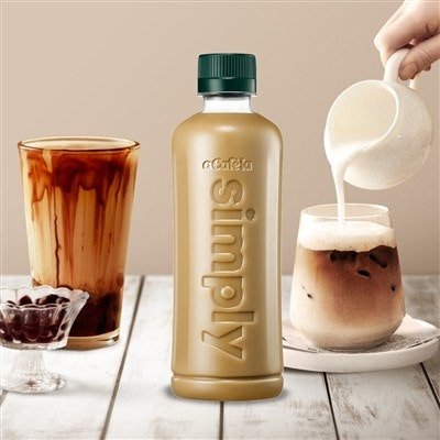 빙그레 아카페라 심플리 디카페인 로어슈거 라떼, 400ml, 20개