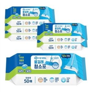 숨 물걸레 청소포, 50매입, 6팩