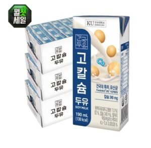 건국유업 고칼슘두유 190ml 72팩