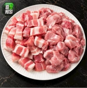 한입삼겹살 500g + 한돈 뒷고기 500g