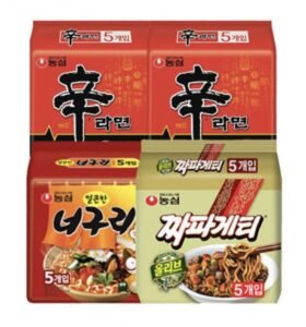신라면 10입+너구리5입+짜파게티5입