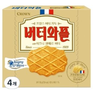 버터와플 이즈니, 158g (158g x 4개)